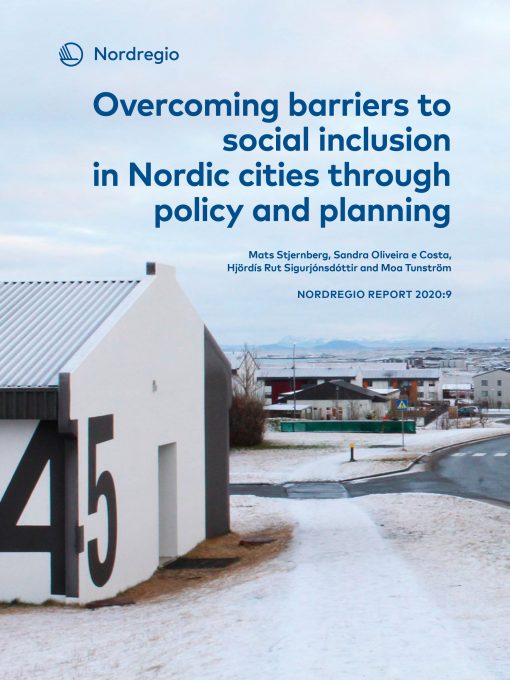 Omslaget på rapporten med bild av huskroppar i ett snöigt landskap