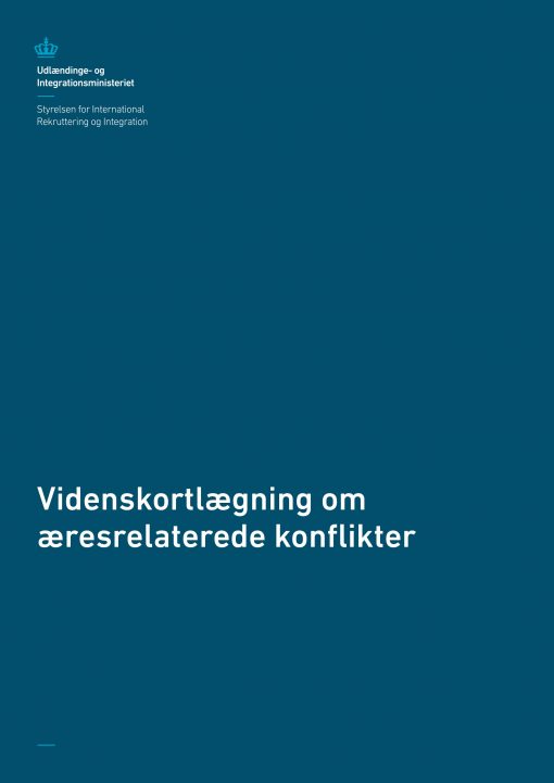 Rapportens omslag i blått med titeln i ljusare färg