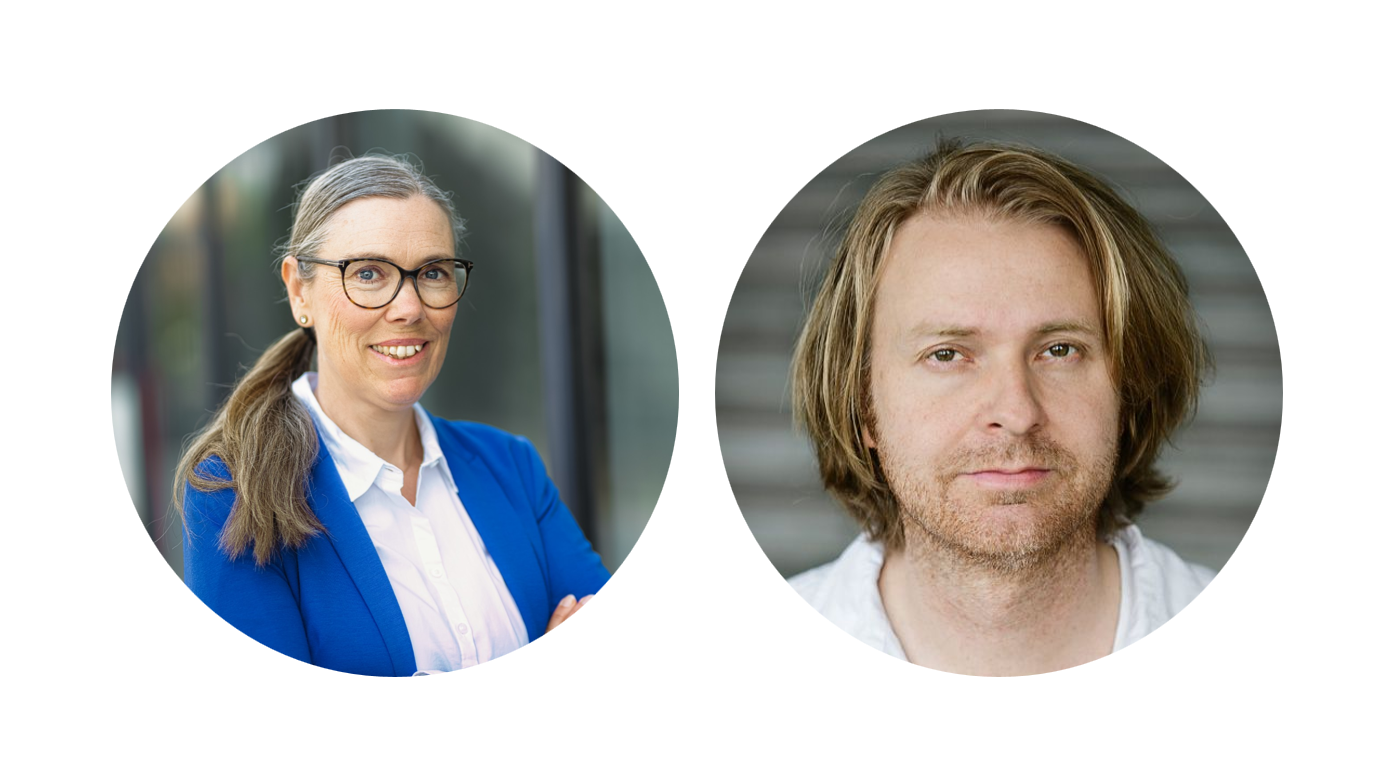 Portraits of authors, Kristina Sundqvist & Peter Wennberg