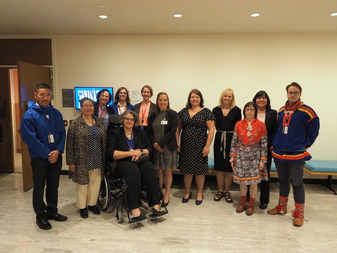 The speakers together with the Norwegian organizers of the Nordic side event.