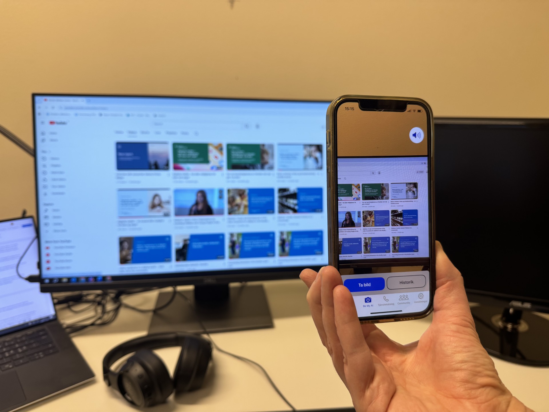 Be My Eyes-appen er vendt mot et skrivebord med en dataskjerm.   Det nordiske samarbeidet på funksjonshinderområdet har i 2025 styrket sitt strategiske arbeid med kunstig intelligens (KI) som virkemiddel for å realisere Visjon 2030: Norden som verdens mest bærekraftige og integrerte region. Innsatsen er direkte forankret i Nordisk-baltisk samarbeidsprogram for digitalisering 2025–2030, Samarbeidsprogram for sosial- og helsepolitikk 2025–2030 og Samarbeidsprogram for arbeidsliv 2025–2030, og adresserer sentrale politiske prioriteringer knyttet til inkludering, arbeidsdeltakelse, kompetansemobilisering og sosial bærekraft. 