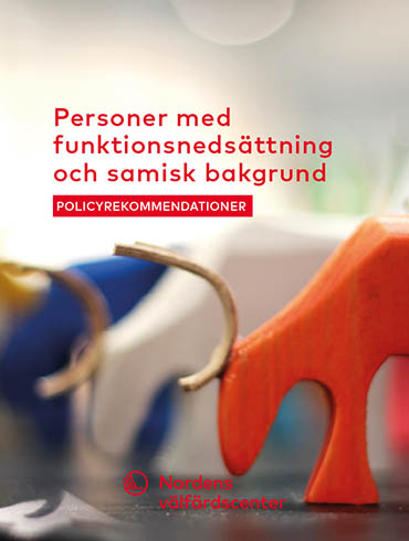 Omslag till policyrekommendationer samer med funktionsnedsattning
