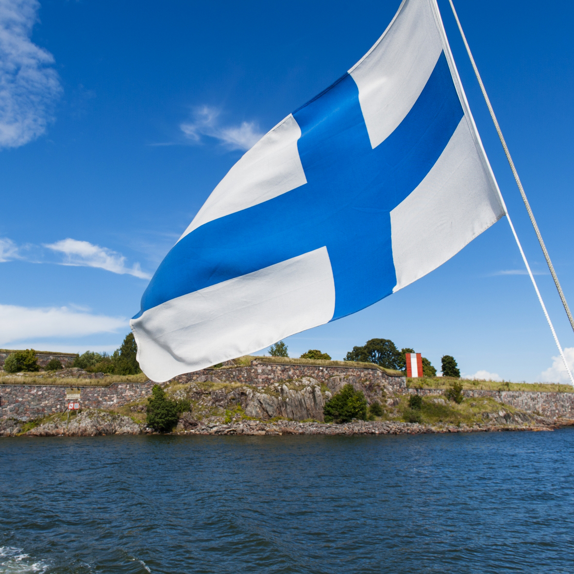 Finlands flagga