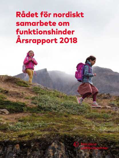 Omslag till årsrapporten från funktionshindersrådet