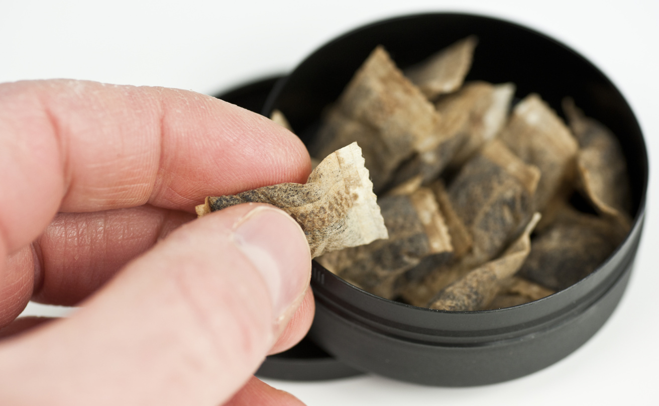 Grabbing  a pinch of snuff