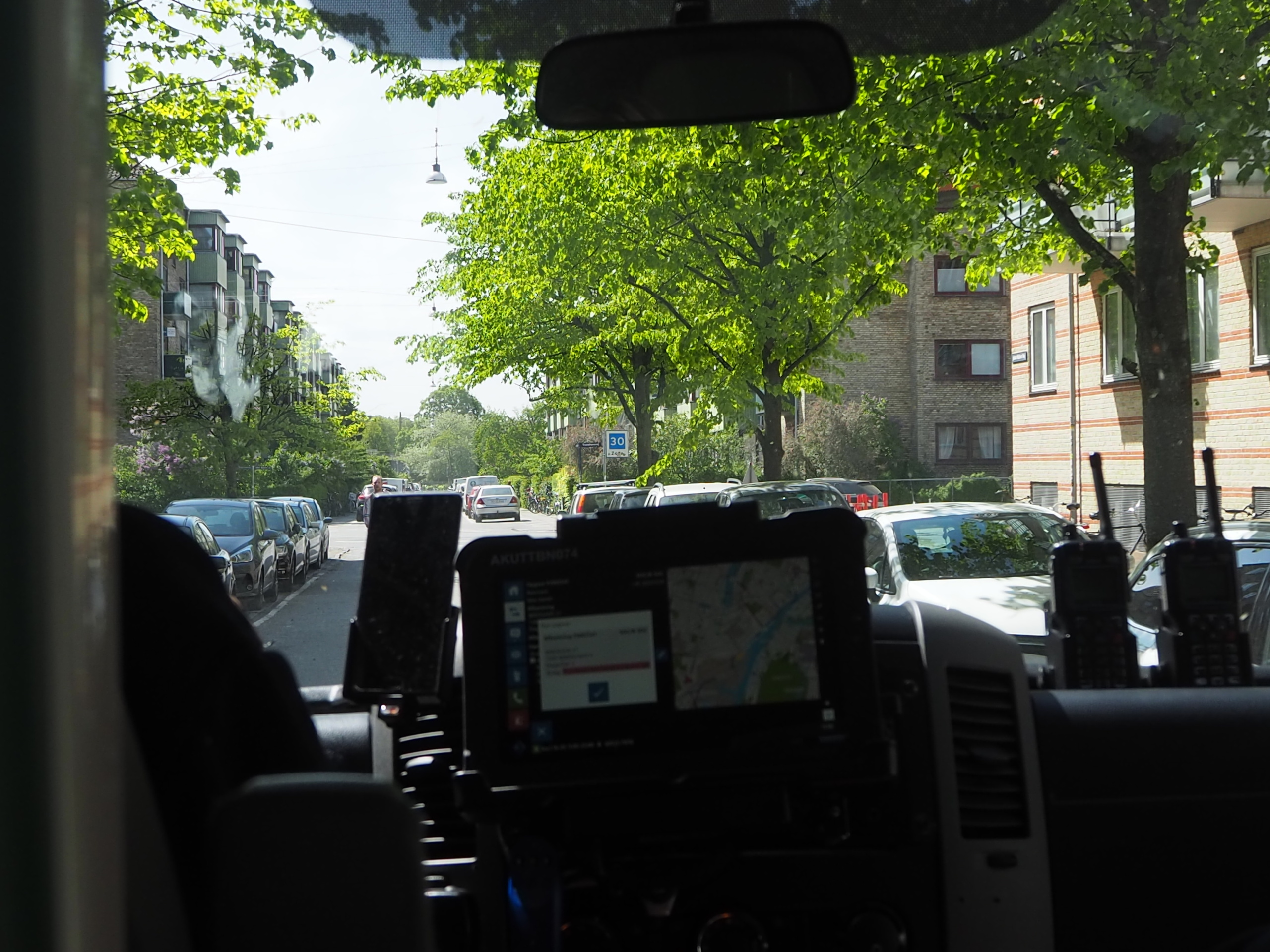 Det är viktigt med en bra GPS och god kännedom om gatunamn.