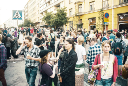 Helsinki street gathering – Kallio block party