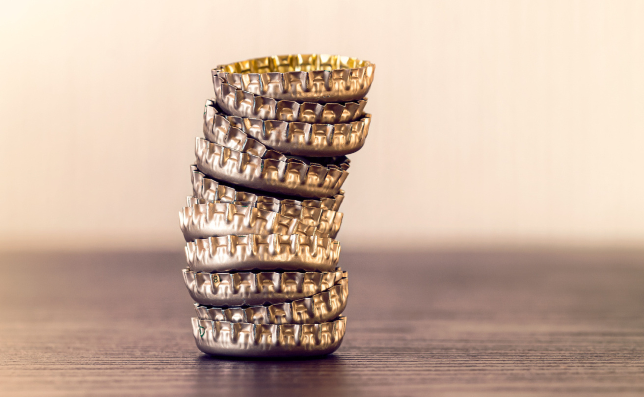 Beer, or other drinks, bottle caps