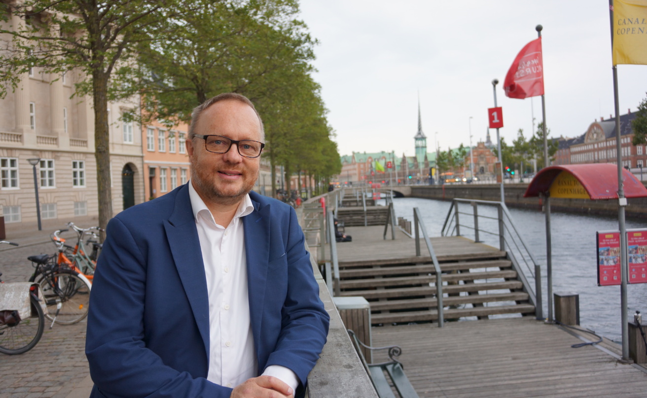 Porträtt av Niels Kristensen i Köpenhamn