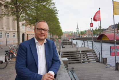 Porträtt av Niels Kristensen i Köpenhamn