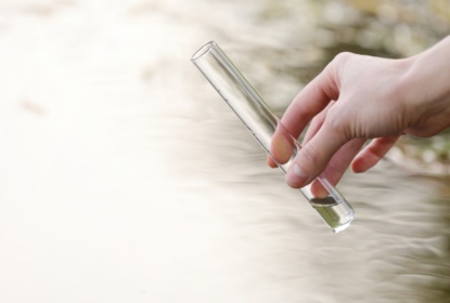 42768601-a-water-sample-from-the-river-water-intake-water
