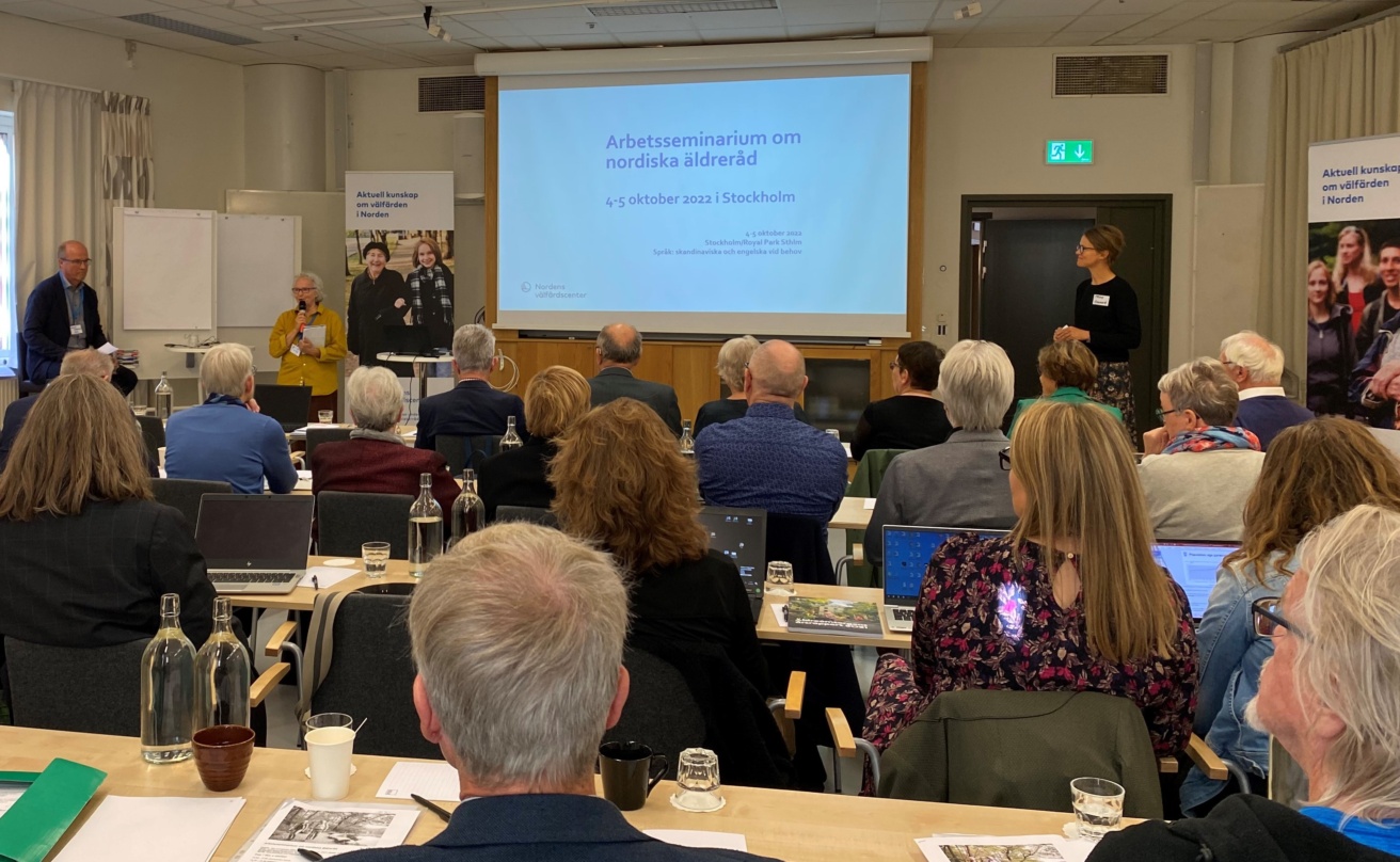 Arbetsseminariet om nordiska äldreråd inleds.