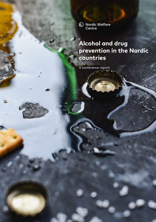 Cover of the report. A bottle cap on the ground in a puddle of water.