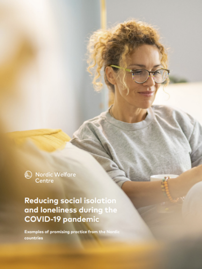 The cover of the report Reducing social isolation and loneliness during the COVID-19 pandemic.
