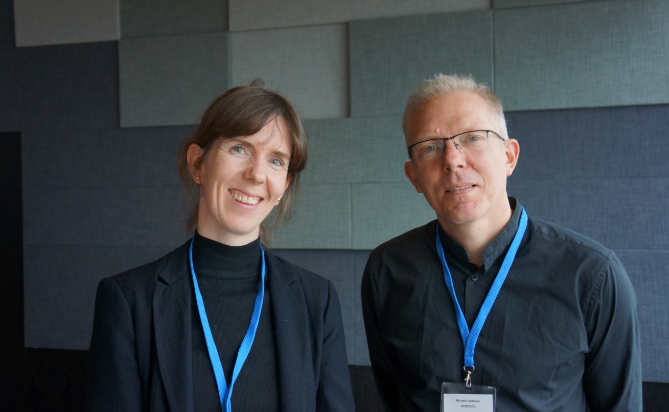 Portrait of Hjördís Harðardóttir and Michael Feldballe