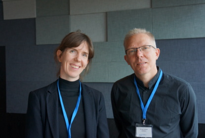 Portrait of Hjördís Harðardóttir and Michael Feldballe
