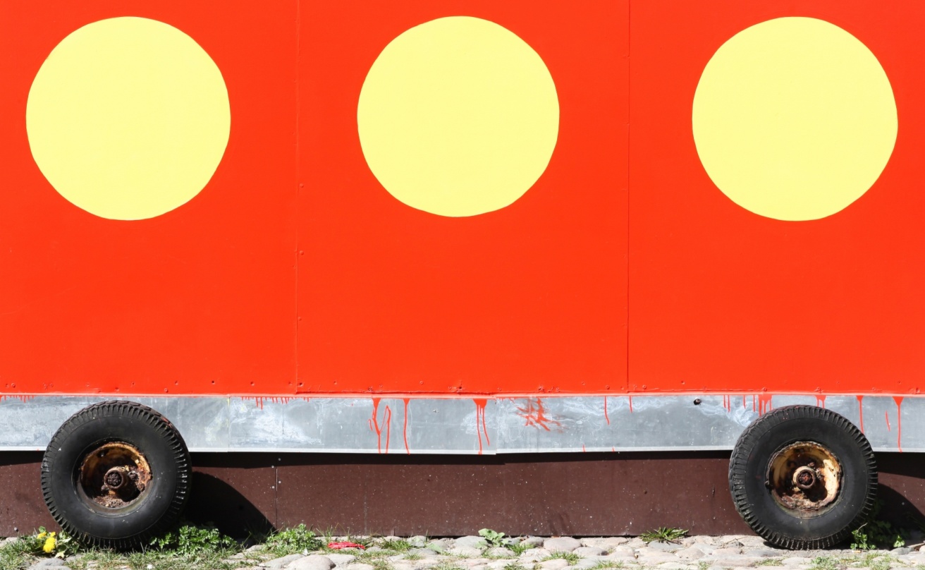 Christiania Logo on a wall in Copenhagen