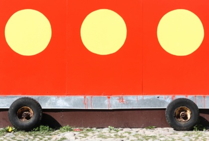 Christiania Logo on a wall in Copenhagen