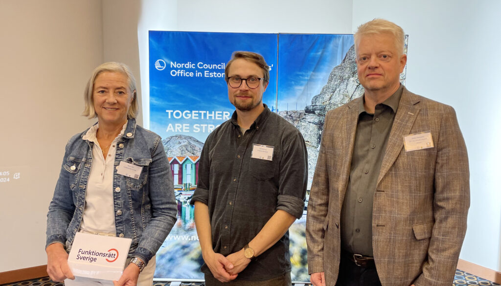 Marie Sten, Karl Wahlman and Stefan Vilbergsson standing together