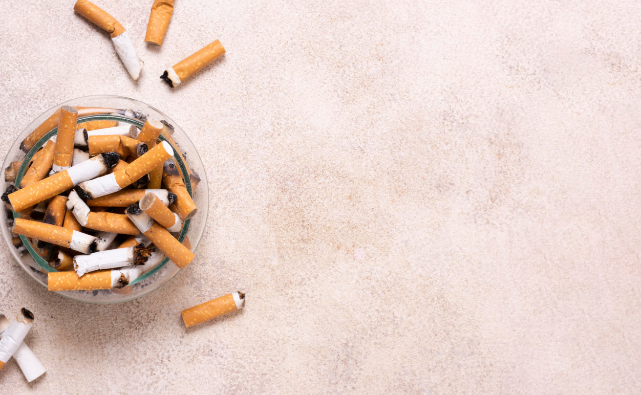 Cigarette butts