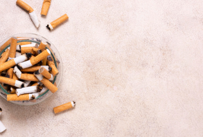 Cigarette butts