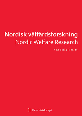 Omslag till Nordens välfärdsforskning