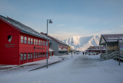 Steet in Longyearbyen