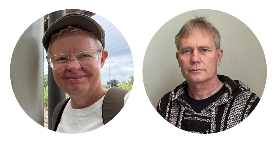 Portraits of Inari Viskari and Arild Knutsen
