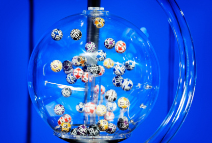 Lotto blue background