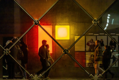 Outside a club at night