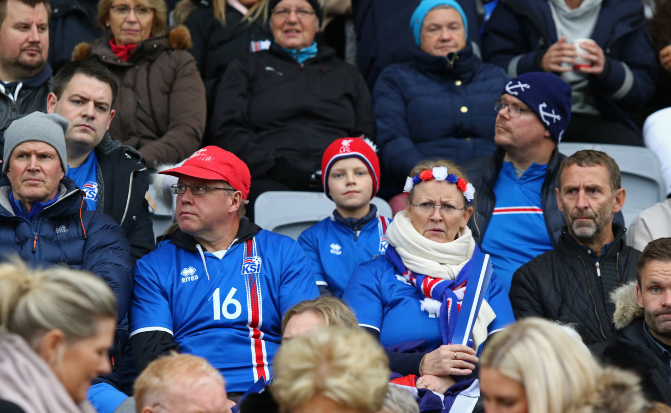 Iceland football stands