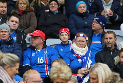Iceland football stands