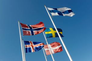 Nordic flags