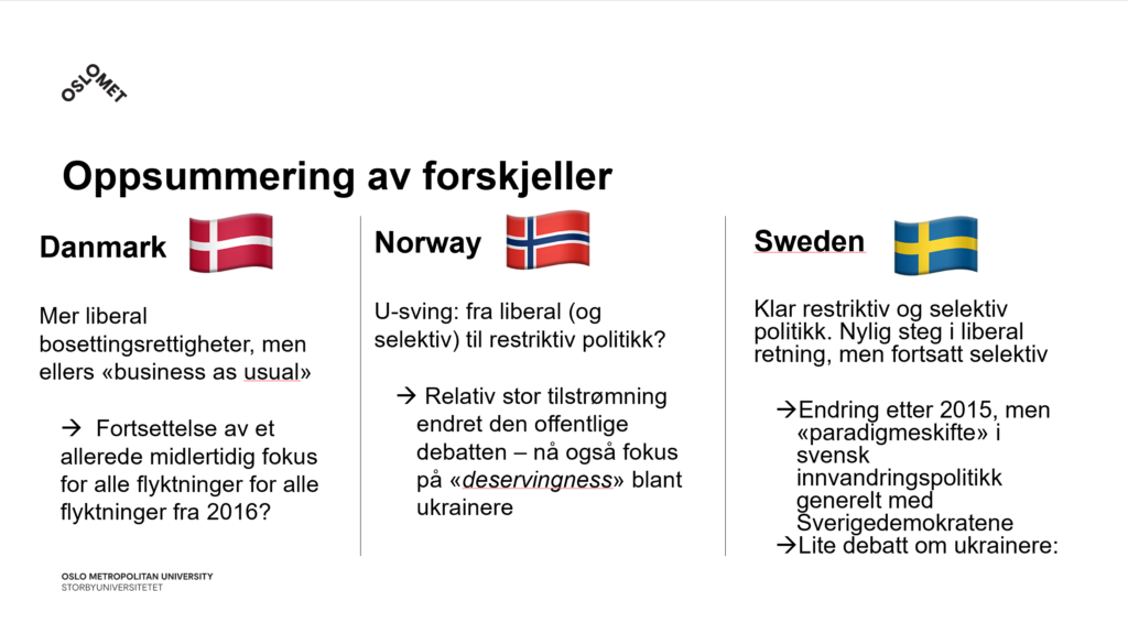Integrationspolicyn i Norden, en jämförelse.